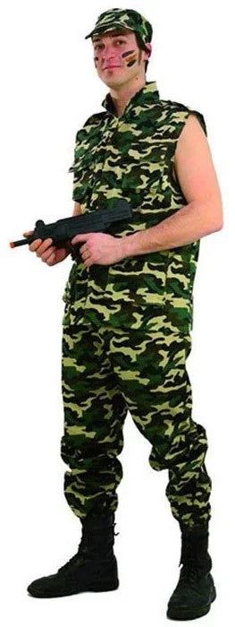 Disfraz de Militar del Ejército para Hombre Militares y Soldados Atosa